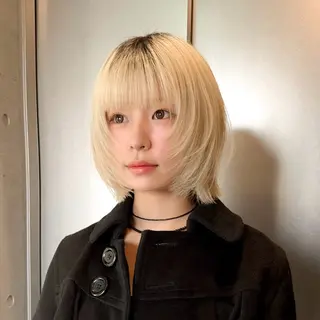 ショート カラー 柔め透明感血色カラー 暖色/レイヤー/ゆいのヘアスタイル