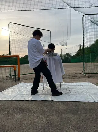 SHION men's permのヘアスタイル