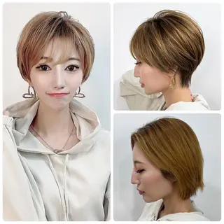 ショート カラー パーマ ヘアアレンジ メンズ キッズ ネイル マツエク・マツパ アイブロウ 渋谷レイヤーカット❌ 縮毛矯正専門/武田涼のヘアスタイル