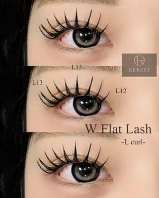 マツエク・マツパ ＲＥＢＥＳＴ 心斎橋店のマツエク・マツパデザイン