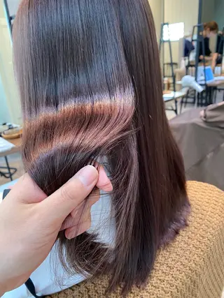 ロング カラー 新宿 / Aujua ｿﾑﾘｴ🫧森田涼介のヘアスタイル