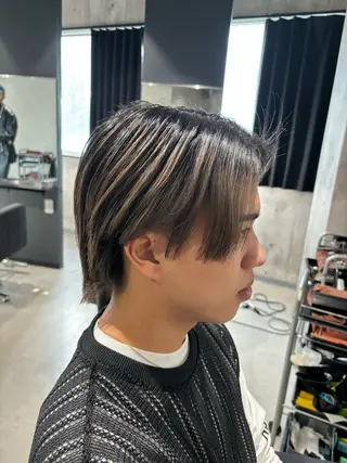 メンズ _WHITE / KENTOのヘアスタイル