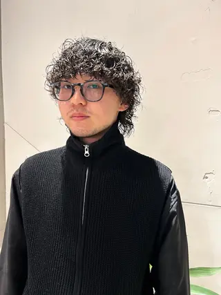 パーマ メンズ 🗽デザインカット/ パーマ/MIRU🗽のヘアスタイル