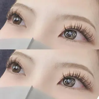 マツエク・マツパ 𝕋𝕆ℙアイリスト sanaeのマツエク・マツパデザイン