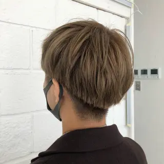 メンズ miku🌿‬ メンズバレイヤージュのヘアスタイル