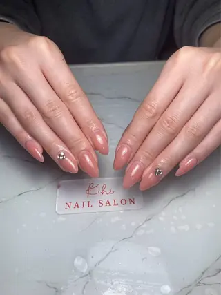 ネイル ユリ🎀長さだし/ パラジェル/持ち込みのネイルデザイン