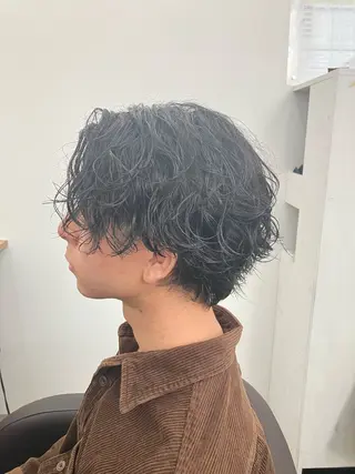 パーマ メンズ well高崎上大類町 /湯浅泳作のヘアスタイル
