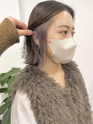 ミディアム カラー パーマ ヘアアレンジ メンズ キッズ ネイル マツエク・マツパ アイブロウ ブリーチ　ハイトーン 特化🌈フジタハルキのヘアスタイル