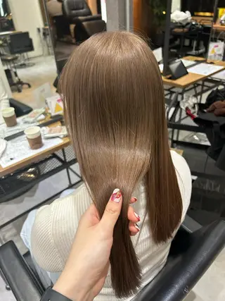 ロング カラー ENA💗NEXT /ハイトーンエクステのヘアスタイル