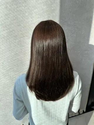 セミロング カラー 【𝐀𝐬𝐡大森】 石崎竜祐のヘアスタイル