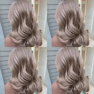 セミロング ✨縮毛矯正✖︎顔周り レイヤー✨ナカムラのヘアスタイル