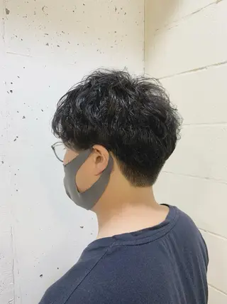 ショート パーマ メンズ 千葉駅徒歩1分✂︎ 宮内のヘアスタイル