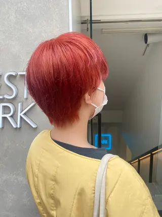 カラー 顔周りカット/透明感 カラー✂️MEIのヘアスタイル