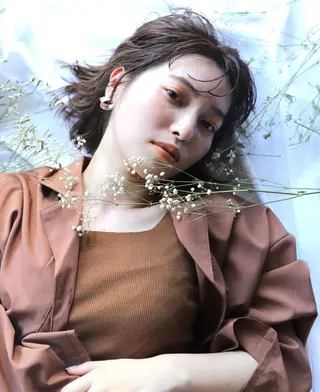 ミディアム enx academyのヘアスタイル