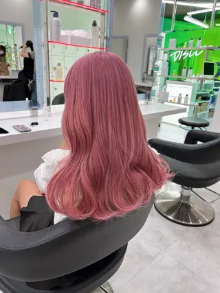 セミロング カラー 大人っぽ♡上品な暖色 ♡ブリーチなし♡のヘアスタイル