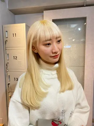 ロング MIYU💋💖 〈XENA渋谷本店〉のヘアスタイル
