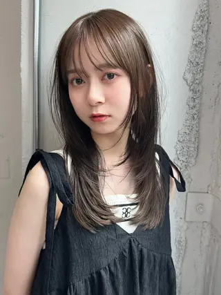 セミロング 加藤 佑哉のヘアスタイル