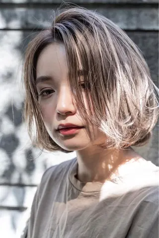 ミディアム カラー パーマ ✨落ち着いた接客 💡高橋優也💡のヘアスタイル