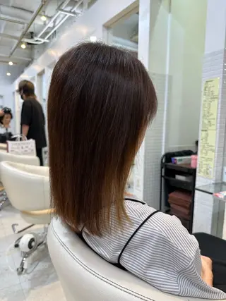 ミディアム 奥田 七都海のヘアスタイル