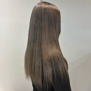 ロング 前髪カット/韓国/ モモカ🎀のヘアスタイル