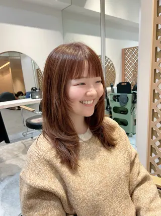 セミロング カラー マンツーマン施術✂︎ machikaのヘアスタイル