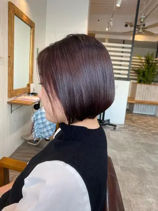 ショート カラー [店長]加地 峻のヘアスタイル