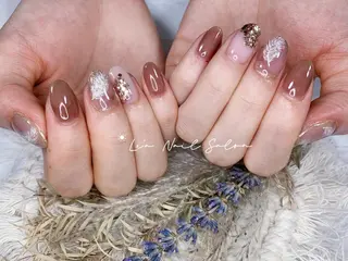 ショート カラー ネイル Le’a NailSalonのネイルデザイン