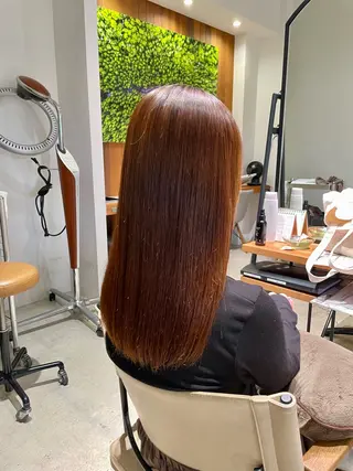 ロング カラー パライソ竜美丘店 中根 奈緒のヘアスタイル