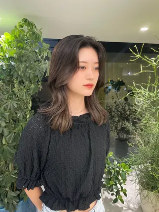 カラー 堀 愛希子のヘアスタイル