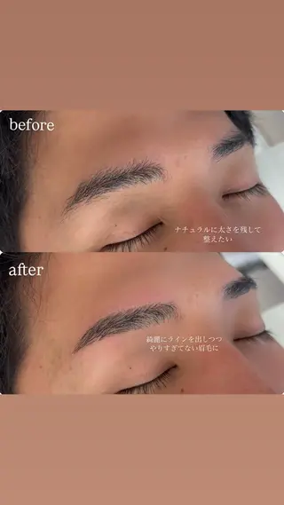 メンズ アイブロウ tomida yukiの眉毛・アイブロウイメージ