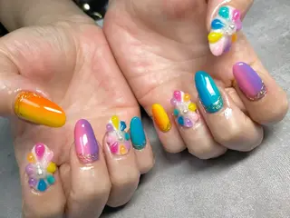ネイル yu-a  スカルプ ネイルのネイルデザイン