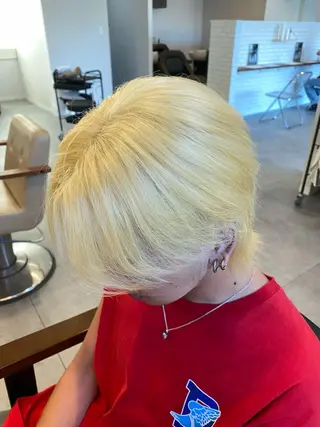 カラー メンズ 三浦 流星のヘアスタイル