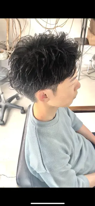 パーマ メンズ メンズパーマ& ハイトーン特化谷村のヘアスタイル
