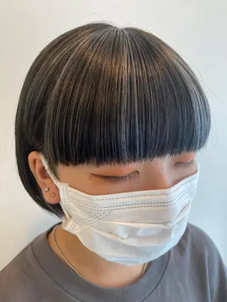 ショート レイヤー・ハッシュ ・ウルフカット/川崎のヘアスタイル