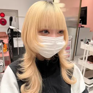 ミディアム 赤羽今日子/レイヤー /盛れる顔まわりのヘアスタイル