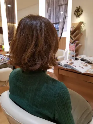 ショート パーマ 髪質改善/ハイライト 小林秀樹のヘアスタイル