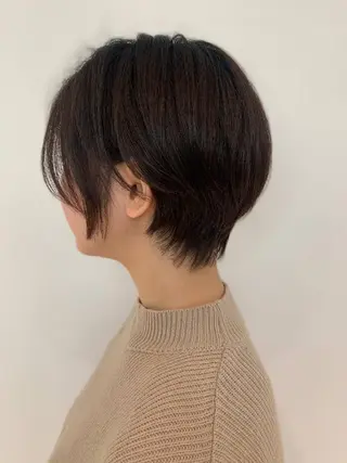ショート カラー 心斎橋難波本店 店長 THE ECT 中尾のヘアスタイル