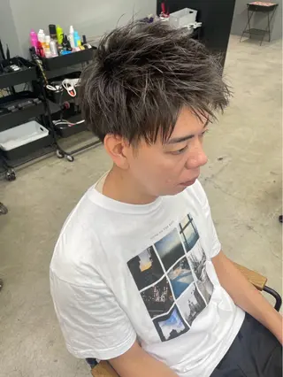 ショート メンズ メンズ専門サロン wokeのヘアスタイル