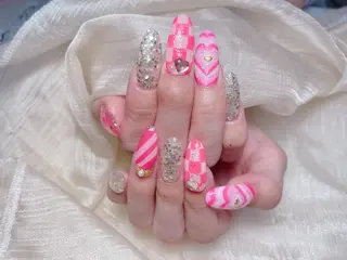 ネイル 星みこと 長さ出し得意のネイルデザイン