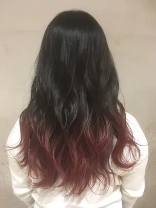 ロング カラー 吉村 絢乃のヘアスタイル