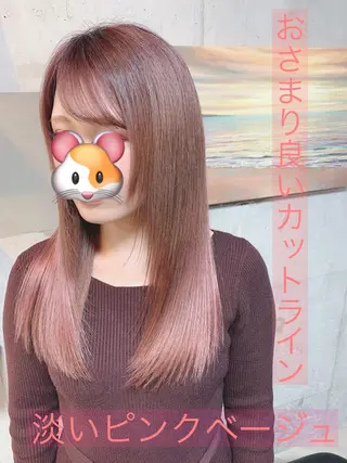 セミロング カラー Beach 代表 KENTAのヘアスタイル