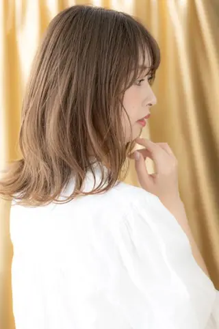 ロング カラー パーマ クセ毛解決💠艶髪 縮毛矯正💠棚村竜太のヘアスタイル