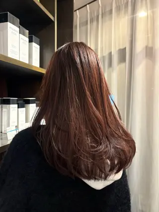 ロング 西野 優夏のヘアスタイル