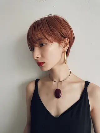 ショート カラー 小林 明彦のヘアスタイル