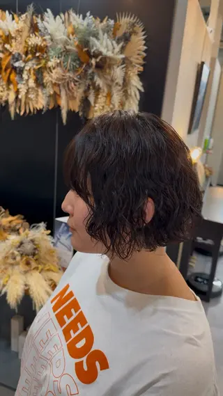 ミディアム パーマ SHILO所属・✨女性モデルさん 募集中です✨のヘアスタイル