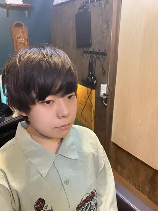 ショート ✂︎美容師芸人👑 コモリギャルソンのヘアスタイル