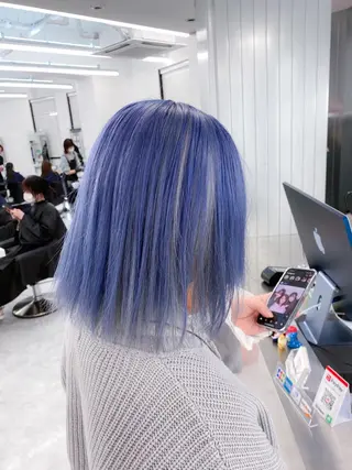 セミロング カラー パーマ ヘアアレンジ メンズ キッズ ネイル マツエク・マツパ アイブロウ ウルフ&レイヤー特化 まとまる美髪矯正のヘアスタイル