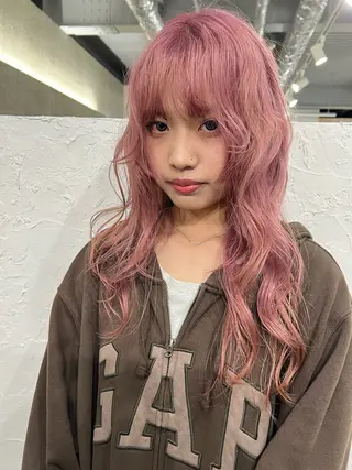 ロング カラー eim AYUKAのヘアスタイル