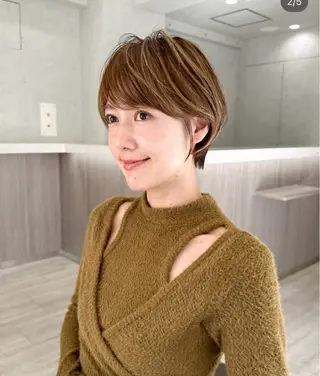 ショート カラー 渋谷 ショート特化のヘアスタイル
