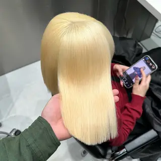 セミロング カラー ✨髪質改善艶カラー✨ リュウトのヘアスタイル